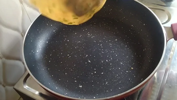 Cook the other side until lightly golden brown. Press gently with a spatula.