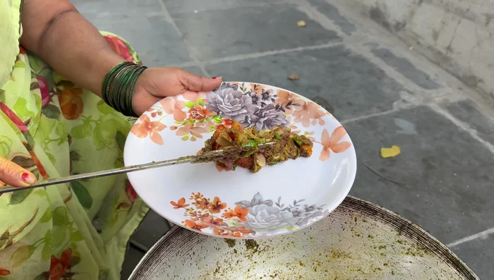 Serve the Goan Chicken Cafreal.
