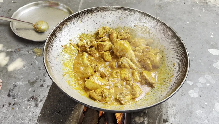 Add the finely ground onions to the mixture.