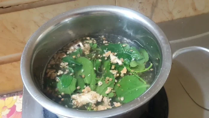 Reduce heat to medium, cover, and simmer for 5 minutes.