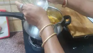 Quick & Easy South Indian Dinari Rice Sambar Sadam Recipe (10 min)