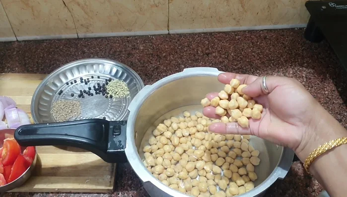 Soak chickpeas overnight (24.0).