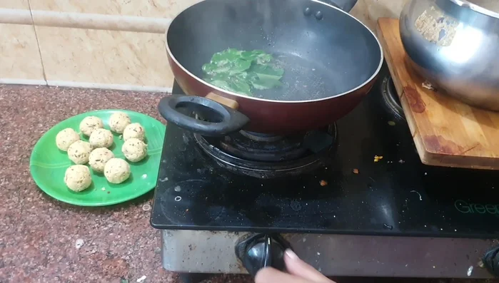 Cook for a specific time (Further details are missing from the transcript)