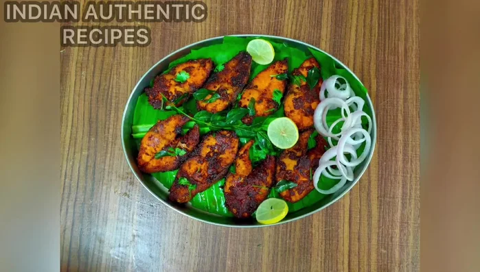 Once cooked, remove the fish from the pan and place it on a plate lined with paper towels to remove excess oil.