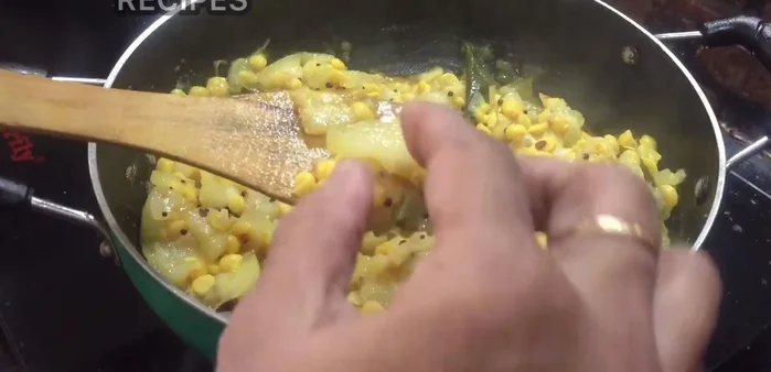 Cooking and simmering process happens here. Details are missing from transcript.