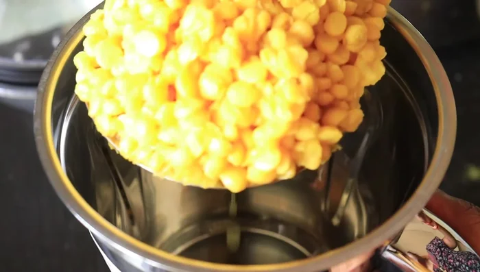 Add ghee while cooking.