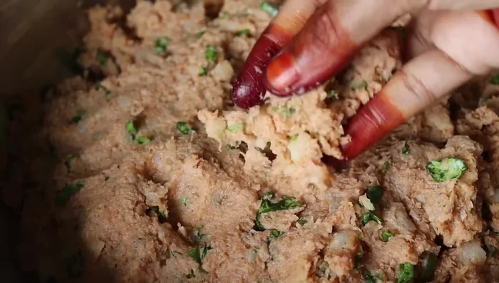 Carefully add the nuggets to the hot oil.