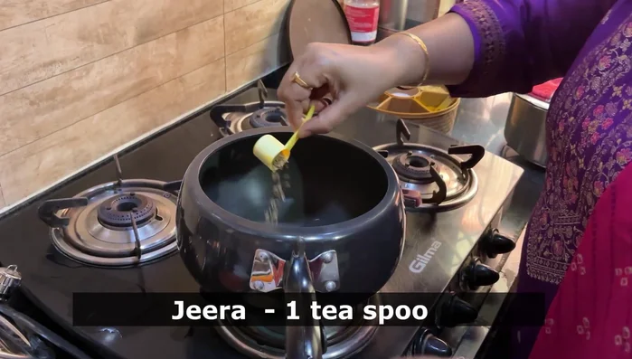 Add cumin seeds and cook until fragrant.