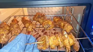 Juicy Chicken Tikka Kebab & Mint Chutney Recipe (OTG)
