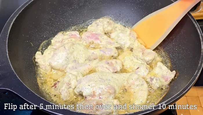 Remove the chicken and add the remaining marinade to the pan.