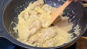 Restaurant Style White Butter Chicken Gravy Recipe
