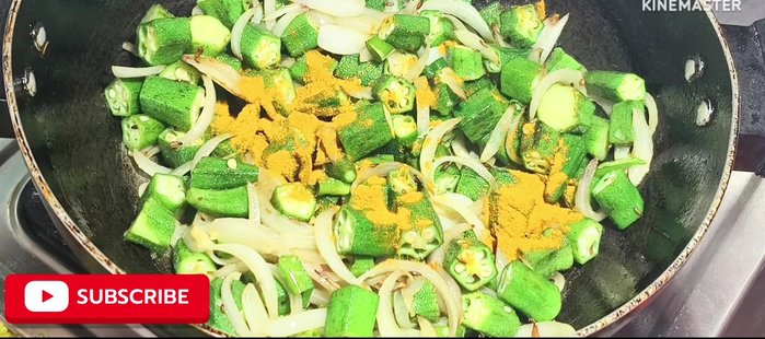 Add 1 teaspoon turmeric powder, 1/4 teaspoon red chili powder, 1/2 teaspoon coriander powder, salt to taste, 1/4 teaspoon dry mango powder, 1/4 teaspoon fennel powder, a pinch of asafoetida, and 1/4 teaspoon garam masala powder. Mix well.
