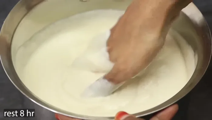 Allow the batter to ferment.
