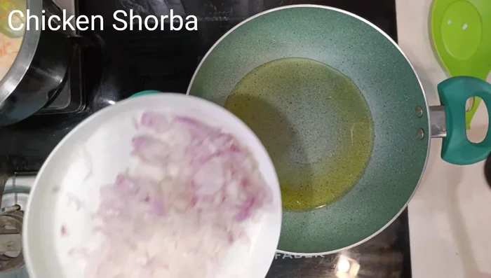 Add chopped onion and fry until golden brown.