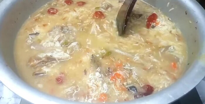 Cover the pot, place it on a tawa (griddle) over heat, and allow to steam until the rice is cooked. Add reserved fried onions and herbs on top for extra flavor and aroma