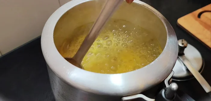 After cooking, remove any foam that forms on top. This prevents damage to the cooker.