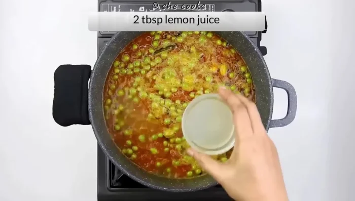 Once the rice and vegetables are cooked, combine them in a bowl and mix well.
