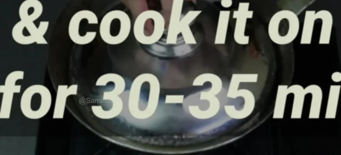 Add 1 cup of water, cover, and cook on medium-low heat for 30-35 minutes, checking after 25 minutes (211.92).