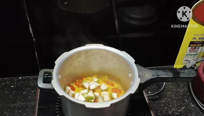 Add chopped green chilies.