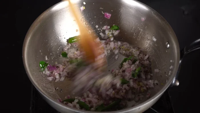 Sauté until onions are translucent.