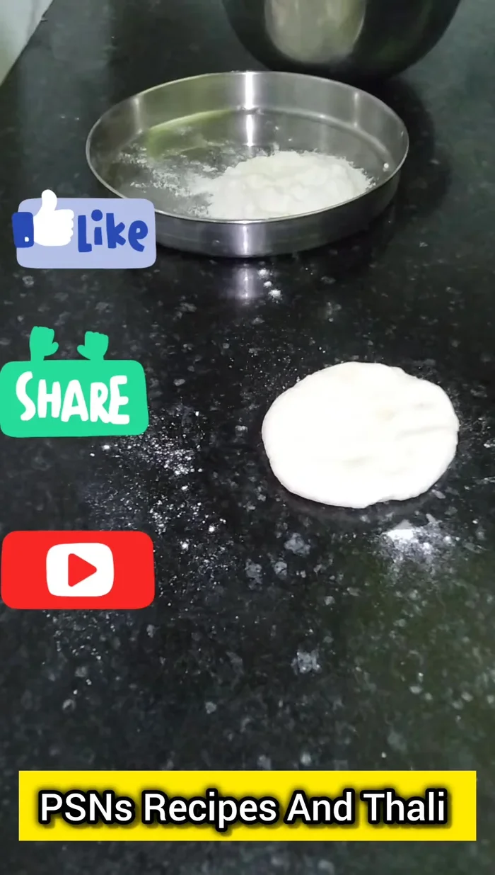 Divide the dough into small portions. Roll each portion into an oval or round shape using a floured rolling pin. (136.8)