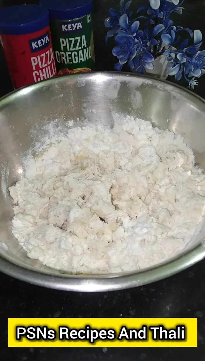 Add baking soda and mix thoroughly. Gradually add water to form a soft, slightly sticky dough. (58.16)