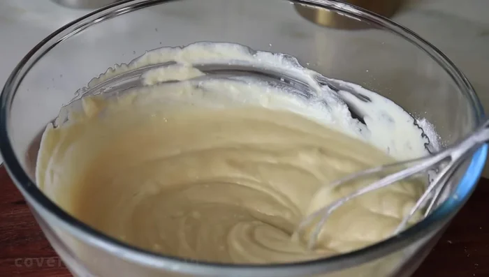 Cover the mixture and let it sit for 20 minutes to allow the semolina to absorb the liquid.