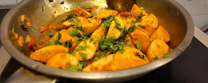 Add chopped coriander. (203.64)