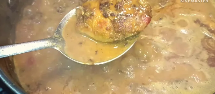 Add the fried fish to the curry. Cook uncovered for 5-7 minutes.