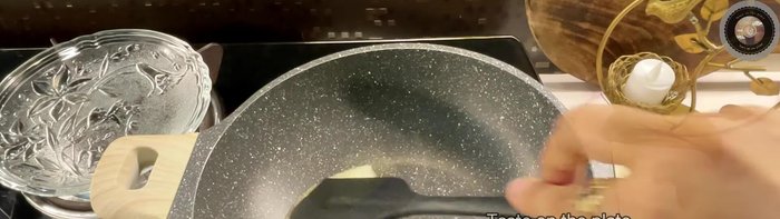 Take a pan and put some butter in it. Melt the butter.