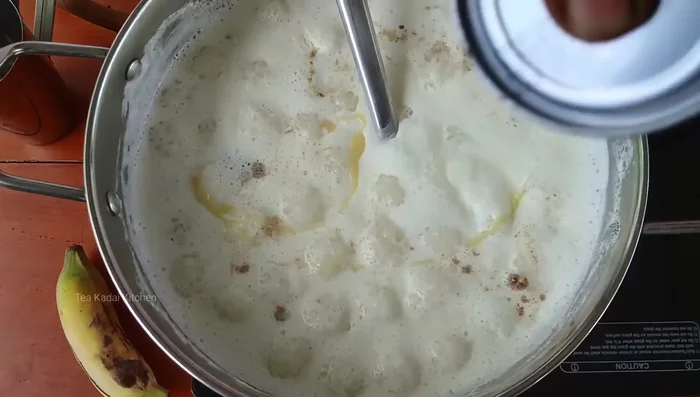 Add 100ml of condensed milk (optional).