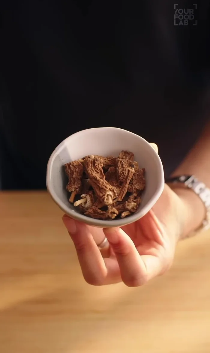 Prepare Nannari Sharbat from Nannari root. (Note: This step assumes you already have Nannari root and know how to make the sharbat. The transcript doesn't detail the process)