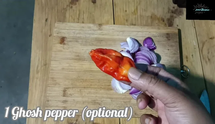 Chop onions and chilli finely.