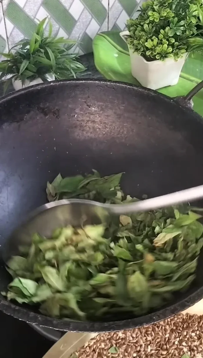 Dry fry chillies separately (remove from pan before completely crisp).