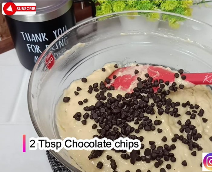 Fold in the chocolate chips.