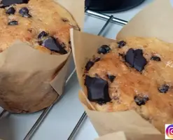 Soft & Moist Banana Chocolate Chip Muffins Recipe