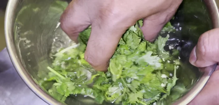 Once the spices are roasted, let them cool.