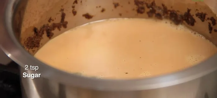 Add 2 teaspoons of sugar (or more, to taste).