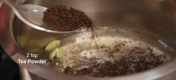 Add 2 teaspoons of tea powder and let it boil for 2-3 minutes.