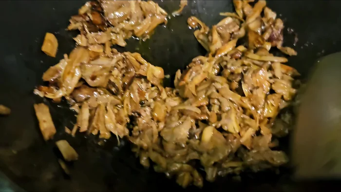 Let the fried mushrooms cool and store them in an airtight container in the refrigerator.