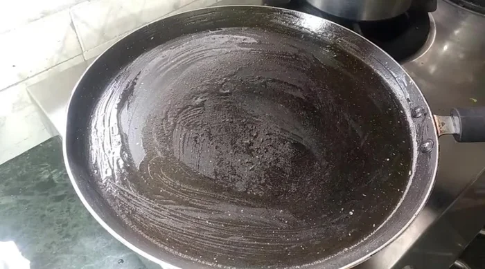 Heat a pan and grease it with oil. Pour batter onto the hot pan, keeping the flame high for soft cheela or lower the flame for crispy cheela