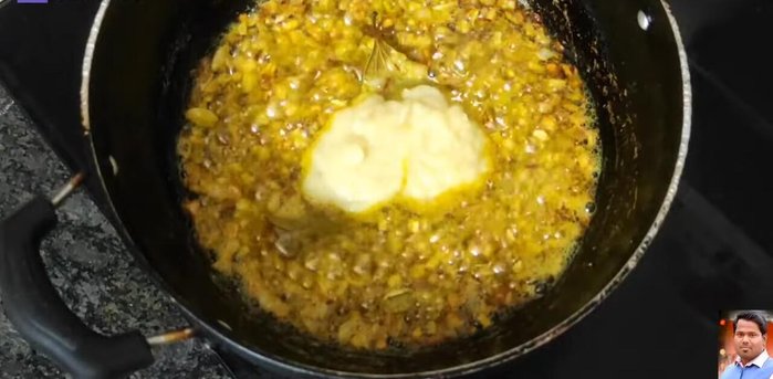 Add ginger-garlic paste and a little water. Mix well and fry for 1 minute.