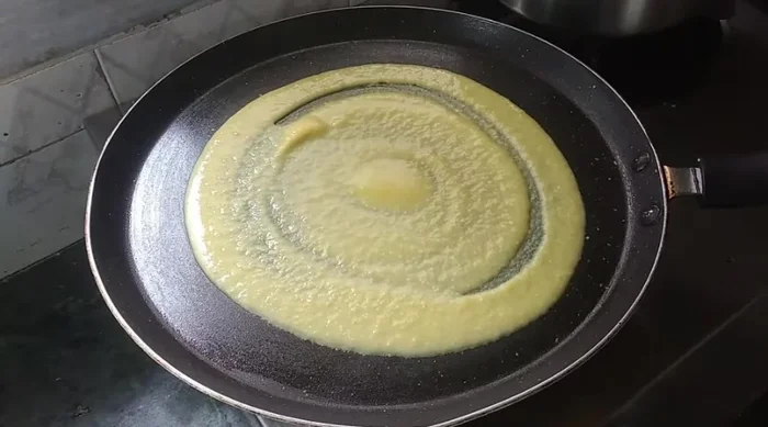 (Optional) For a thin pancake version: Use the remaining batter, add water to make a thin batter. Cook like a regular dosa.