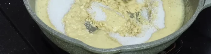Add 2 cups of sugar (adjust to your sweetness preference) and mix thoroughly.