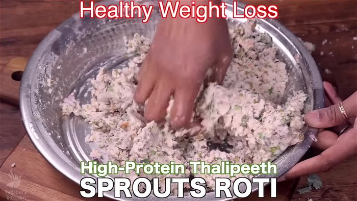 Prepare the Palak (Spinach). (Specific instructions not available from transcript)