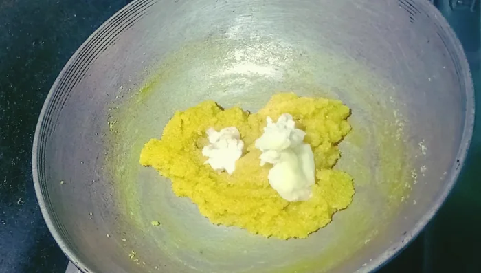 Add mawa or milk cream (optional) and stir well.