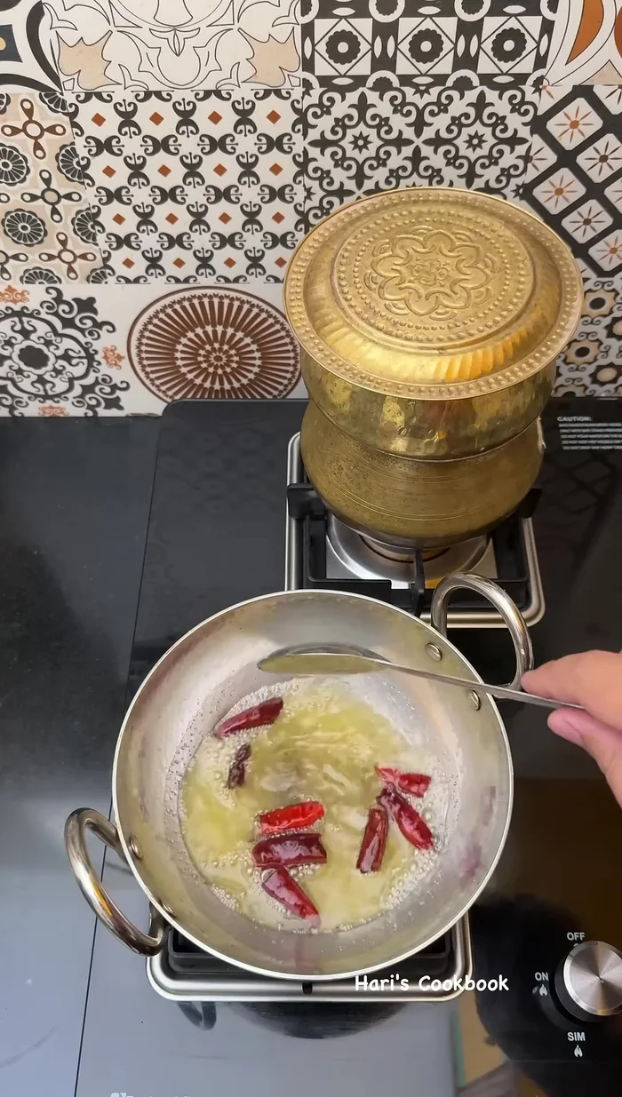 Add the hot oil to the chutney. The heat will soften the pieces. If the chutney seems dry, add a little more oil.